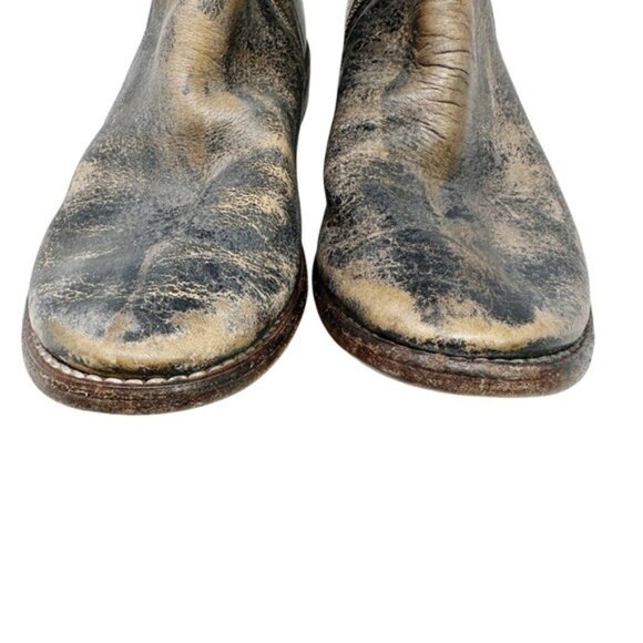 Bed Stu Sandover Mid Boots Women's 8.5 Rustic Antique Distressed Rugged Leather - Picture 9 of 14